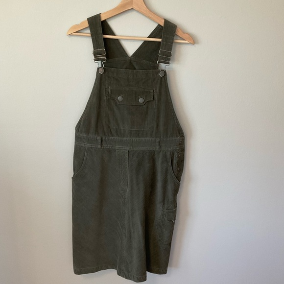 J. Jill Corduroy Overalls Dress - Picture 1 of 8